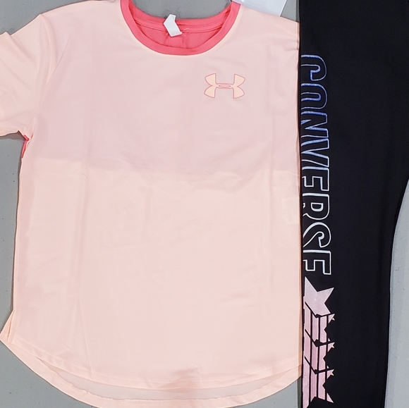 🆕️ Under Armour Tee & Converse Leggings - Picture 4 of 6